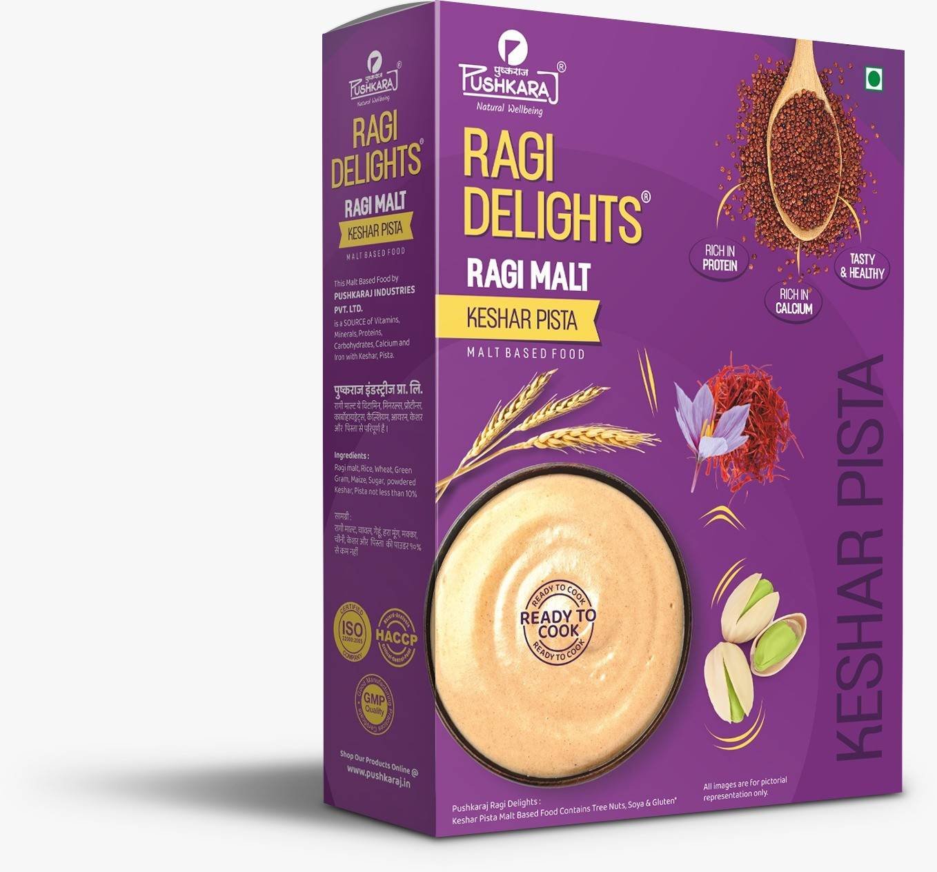 Ragi Malt (Kesar Pista)