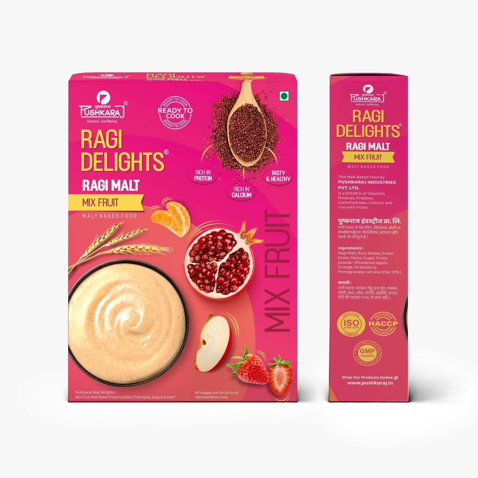 Pushkaraj Industries Ragi Malt (Mix Fruit)